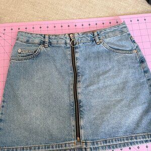 Topshop Moto Denim Mini USA 8 / EUR 40